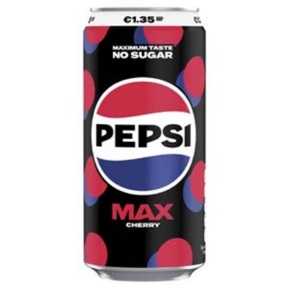 Picture of 440 Pepsi Max Cherry Can PM €1.35 x24 DRS